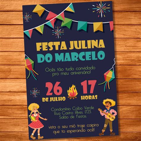 convite festa junina criativo - patrulha canina festa